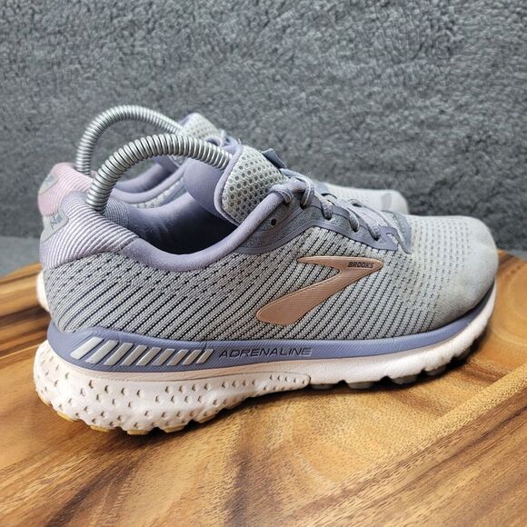 Brooks Adrenaline GTS 20 1202961B073 Running Shoes Womens Size‎ 9 B Grey Pink - Picture 3 of 11